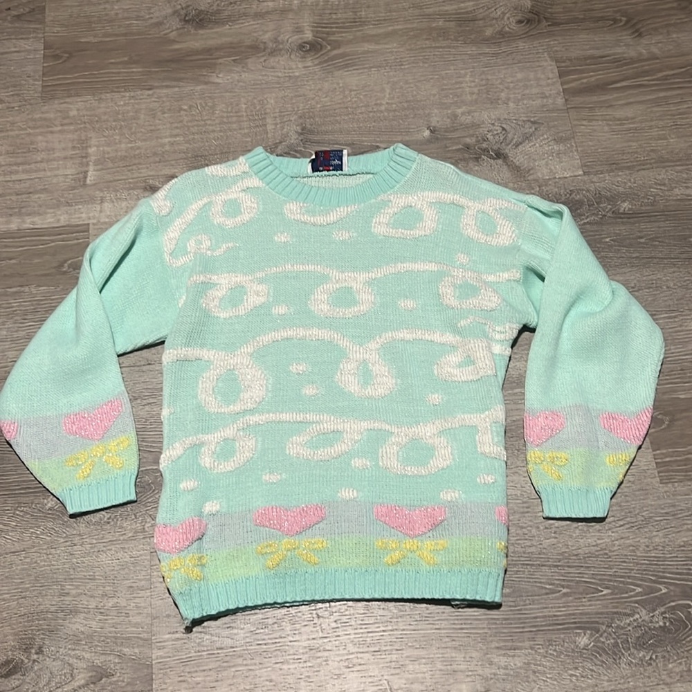 Vintage Grandmacore Pastel Sweater - Picture 1 of 13